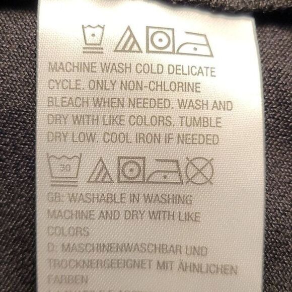 NWOT Denim & Co. Heavenly Jersey Round Neck 3/4 Sleeve Tunic Sz M - Picture 9 of 12